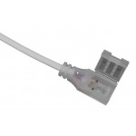 Conector de conexión y alimentación para tira LED 230V de 12mm con cable 210mm